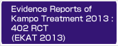 Evidence Reports of Kampo Treatment 2009 : 320 RCT (EKAT 2009)
